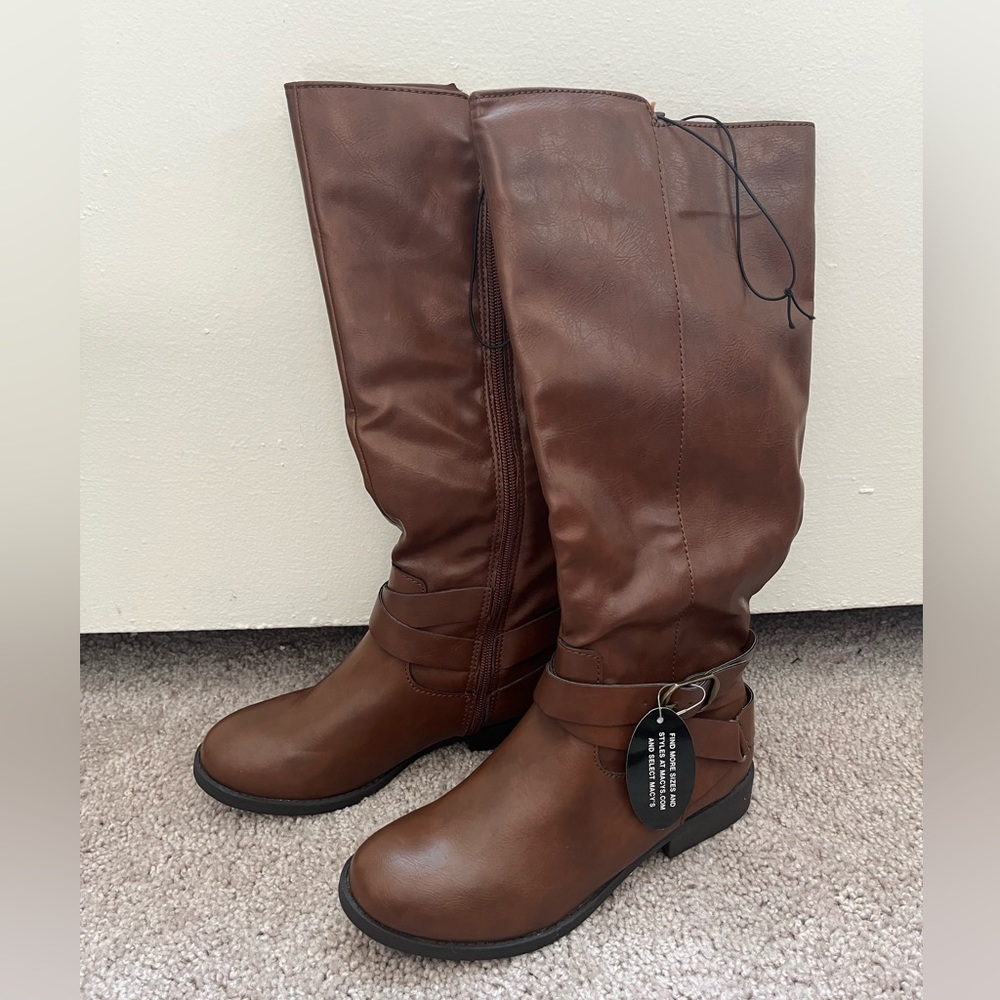 ❌SOLD ❌ Macy's Style & Co. brown riding boots